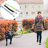 Dog Leash Reflective Retractable Foldable Soft Training Running Durable Solid Colored Classic Nylon Corgi Beagle Bulldog Shiba Inu Cocker Spaniel Pug Black Green 1pc