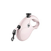 Dog Leash Running Leash Training Leash Portable Trainer Adjustable Flexible Durable Outdoor Running Hiking Solid Colored PU Leather Black Pink 1pc
