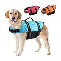 Dog Life Jackets,  Reflective Adjustable Preserver Vest with Enhanced Buoyancy Rescue Handle for Swimming miniinthebox