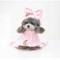 Dog Pajamas Fruit Casual / Sporty Cute Casual / Daily Winter Dog Clothes Breathable Yellow Pink Green Costume Flannel Fabric S M L