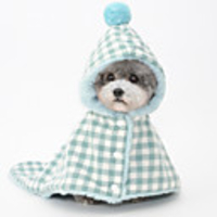 Dog Pajamas Plaid / Check Casual / Sporty Cute Casual / Daily Winter Dog Clothes Breathable Blue Pink Green Costume Cotton S M L