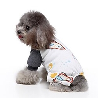 Dog Pajamas Printed Fashion Cute Sports Casual / Daily Dog Clothes Puppy Clothes Dog Outfits Soft 1 2 3 Costume for Girl and Boy Dog Polyester XS S M L XL miniinthebox