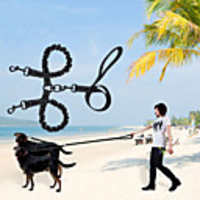 Dog Pets Harness Leash Double Dog Leash Retractable Natural Solid Extra Long Adjustable Flexible Casual / Daily Safety Solid Colored Classic Nylon Labrador Golden Retriever Corgi Bulldog Bichon Frise