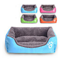 Dog Rabbits Cat Bed Sleeping Bag Cuddle Cave Bed Mats Pads Plush Fabric Plush Solid Colored Red Blue Pink