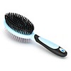 Dog Rabbits Cat Brushes Plastic Brush Double-Sided Massage Elastic Pet Grooming Supplies Pink Blue 1