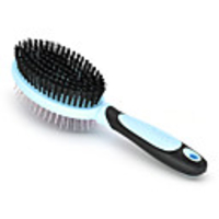 Dog Rabbits Cat Brushes Plastic Brush Double-Sided Massage Elastic Pet Grooming Supplies Pink Blue 1