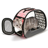 Dog Rabbits Cat Cages Travel Carrier Bag Waterproof Camping Hiking Travel Footprint / Paw Lolita Fashion Plastic Black Blue Pink miniinthebox