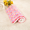 Dog Rabbits Cat Mattress Pad Bed Beds Bed Blankets Mats Pads Fabric Plush Fabric Plush Patchwork Yellow Blue Pink