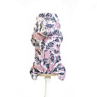 Dog Rain Coat Puppy Clothes Leaf Leisure Outdoor Dog Clothes Puppy Clothes Dog Outfits Yellow Blue Pink Costume for Girl and Boy Dog Polyester / Cotton Blend S M L XL XXL