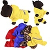 Dog Rain Coat Waterproof Outdoor Dog Clothes Yellow Red Blue Costume Mixed Material S M L XL XXL