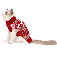 Dog Reindeer Holiday Pet Clothes Sweater for Dogs Puppy Kitten Cats,  Classic Red miniinthebox