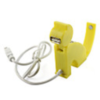 Dog Shaped 4 Port USB 2.0 Hub (Yellow)