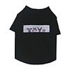 Dog Shirt / T-Shirt Animal Basic Cute Casual / Daily Dog Clothes Puppy Clothes Dog Outfits Breathable Black Costume for Girl and Boy Dog Cotton S M L XL