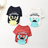 Dog Shirt / T-Shirt Animal Printed Cute Funny Casual / Daily Dog Clothes Puppy Clothes Dog Outfits Breathable White Red Blue Costume for Girl and Boy Dog Cotton S M L XL XXL 3XL