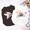 Dog Shirt / T-Shirt Bulldog Basic Cute Casual / Daily Dog Clothes Puppy Clothes Dog Outfits Breathable White Black Costume for Girl and Boy Dog Cotton S M L XL XXL