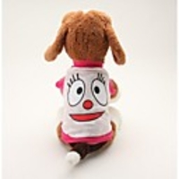 Dog Shirt / T-Shirt Cartoon Casual / Daily Dog Clothes Breathable Blue Pink Costume Cotton XS S M L