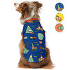 Dog Shirt / T-Shirt Christmas Tree Cartoon Funny Cute Casual / Daily Dog Clothes Puppy Clothes Dog Outfits Breathable Yellow Blue Orange Costume for Girl and Boy Dog Polyster S M L XL