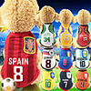 Dog Shirt / T-Shirt Jersey Vest Football T-Shirt National Team Sports Outdoors National Soccer World Cup Dog Clothes Breathable White / Red Red / Blue RedBlack Costume Polyster XS S M L XL XXL