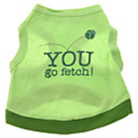 Dog Shirt / T-Shirt Letter Number Casual / Daily Dog Clothes Breathable Costume Cotton XS S M L