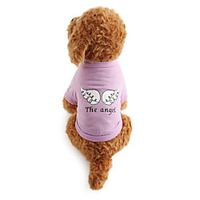 Dog Shirt / T-Shirt Letter Number Dog Clothes Puppy Clothes Dog Outfits Breathable Costume for Girl and Boy Dog Cotton XS S M L miniinthebox