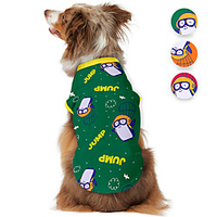 Dog Shirt / T-Shirt Penguin Animal Cartoon Funny Cute Casual / Daily Dog Clothes Puppy Clothes Dog Outfits Breathable Red Orange Green Costume for Girl and Boy Dog Polyster S M L XL