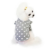 Dog Shirt / T-Shirt Polka Dot Elegant Cute Casual / Daily Winter Dog Clothes Puppy Clothes Dog Outfits Breathable White Pink Gray Costume for Girl and Boy Dog Cotton S M L XL XXL