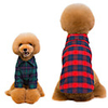 Dog Shirt / T-Shirt Polo Plaid / Check Christmas Spots Checks Casual / Daily Dog Clothes Puppy Clothes Dog Outfits Breathable Red Green Costume for Girl and Boy Dog Polyester S M L XL XXL