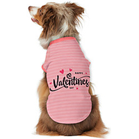 Dog Shirt / T-Shirt Print Love Letter Number Adorable Cute Valentine