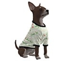 Dog Shirt / T-Shirt Stars Merry Christmas Casual / Sporty Fashion Christmas Casual / Daily Winter Dog Clothes Puppy Clothes Dog Outfits Breathable White Costume for Girl and Boy Dog Polyster S M L XL