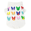 Dog Shirt / T-Shirt Vest Bulldog Printed Elegant Cute Casual / Daily Dog Clothes Puppy Clothes Dog Outfits Breathable White Costume for Girl and Boy Dog Cotton XS S M L XL XXL