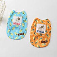 Dog Shirt / T-Shirt Vest Fruit Printed Elegant Cute Casual / Daily Dog Clothes Puppy Clothes Dog Outfits Breathable Yellow Blue Costume for Girl and Boy Dog Cotton S M L XL XXL 3XL