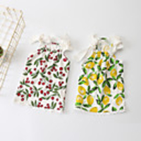 Dog Shirt / T-Shirt Vest Fruit Printed Elegant Fashion Casual / Daily Dog Clothes Puppy Clothes Dog Outfits Breathable Yellow Red Costume for Girl and Boy Dog Cotton S M L XL XXL