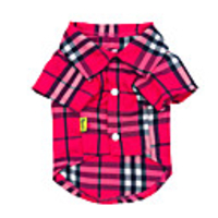 Dog Shirt Puppy Clothes Stripes Geometic Classic Style Minimalist Dog Clothes Puppy Clothes Dog Outfits Red Blue Beige Costume for Girl and Boy Dog Polyester XS S M L XL