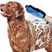 Dog Sprayer Rinser Sprinkler Shower Bath Accessories Full Body Silicone Baths Durable Pet Grooming Supplies Blue