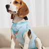 Dog Surgery Recovery Suit Print Basic Adorable Cute Dailywear Casual / Daily Dog Clothes Puppy Clothes Dog Outfits Breathable Yellow Blue Pink Costume for Girl and Boy Dog Cotton S M L XL XXL miniinthebox