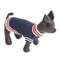 Dog Sweater Color Block Casual / Daily Fashion Winter Dog Clothes Puppy Clothes Dog Outfits Red Dark Blue Costume for Girl and Boy Dog Silk Fabric Cotton XS S M L XL