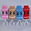 Dog Sweater Elk Fashion Christmas Casual / Daily Winter Dog Clothes Puppy Clothes Dog Outfits Warm Red Blue Pink Costume for Girl and Boy Dog Cotton XS S M L XL XXL