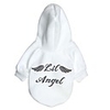 Dog Sweater Hoodie Sweatshirt"es Sayings Angel Simple Style Casual / Sporty Dog Clothes White Red Costume Fabric Fleece XS S M L