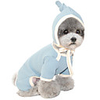 Dog Sweater Jumpsuit Solid Colored Casual / Sporty Cute Casual / Daily Winter Dog Clothes Breathable Blue Pink Costume Cotton S M L XL XXL