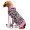 Dog Sweater Puppy Clothes Leopard Bowknot Bow Simple Style Winter Dog Clothes Puppy Clothes Dog Outfits Pink Costume for Girl and Boy Dog Acrylic Fibers XXS XS S M L XL