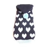 Dog Sweater Puppy Clothes Love Casual / Daily Warm Ups Winter Dog Clothes Puppy Clothes Dog Outfits Blue Pink Costume for Girl and Boy Dog Acrylic Fibers XS S M L XL XXL