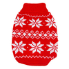 Dog Sweater Snowflake Keep Warm Christmas New Year
