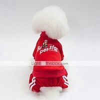 Dog Sweater Sweatshirt Puppy Clothes British Slogan Casual / Daily Warm Ups Winter Dog Clothes Puppy Clothes Dog Outfits Red Pink Orange Costume for Girl and Boy Dog Cotton S M L XL XXL miniinthebox
