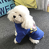 Dog Sweatshirt Character Casual / Sporty Cute Casual / Daily Winter Dog Clothes Breathable Yellow Blue Costume Cotton S M L XL XXL XXXL