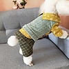 Dog T-shirts Color Block Casual / Daily Cute Christmas Party Winter Dog Clothes Warm Red Green Costume Cotton S M L XL XXL