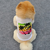 Dog T-shirts Party Casual / Daily Dog Clothes White Costume Cotton S M L XL