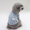 Dog T-shirts Patterned Character Sweet Style Simple Style Winter Dog Clothes Yellow Blue Pink Costume Cotton XS S M L XL