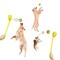 Dog Toy Throwing Club Training Outdoor Interactive Dog Walking Toy Throwing Ball Artifact Pet Supplies miniinthebox