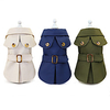dog trench coat,  windproof parka jacket elegant british style dog clothes for small dog cats (2-18lb) chihuahuas pomeranian maltese miniinthebox