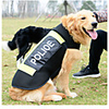 Dog Vest Life Vest Police / Military Waterproof Sports Dog Clothes Black Costume Mixed Material S M L XL